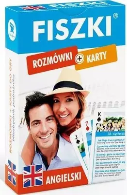 Produktbild von Angielski. Fiszki rozmówki + karty do gry