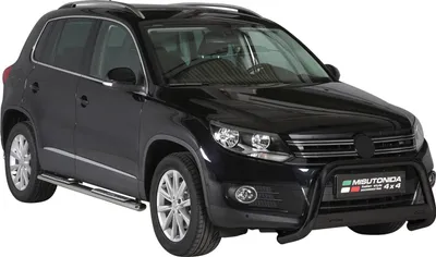 Immagine prodotto di Barra di protezione paraurti anteriore per VW Tiguan 2011-2015 ø63mm acciaio protezione nera