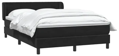 Obrázok produktu pre vidaXL Box spring posteľ s matracom čierna 160x210 cm zamat