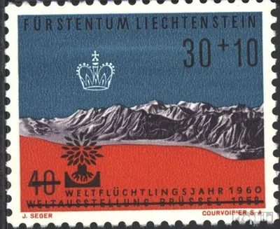 Produktbild von Briefmarken Liechtenstein 1960 Mi 389 gestempelt Weltflüchtl. Jahr