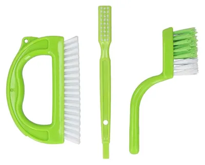 Immagine prodotto di Set di 3 spazzole per la pulizia delle fughe, spazzola per la pulizia delle fughe delle piastrelle, spazzola angolare per la pulizia profonda, set di spazzole per il bagno e la cucina