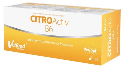 Productafbeelding van VetFood CitroActiv B6 dog and cat 120 capsules