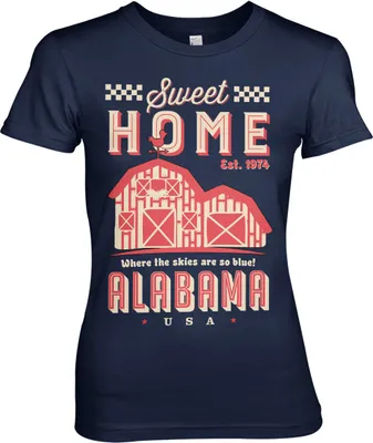 Produktbild von Sweet Home Alabama Girly Tee - Small - Navy