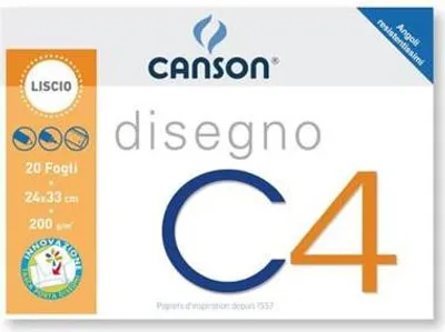 Produktbild von Canson C4 Kunstdruckpapierblock 20 Blätter
