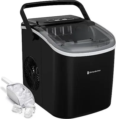 Produktbild von Eisblockmaschine, tragbar, schwarz, 9 Stück