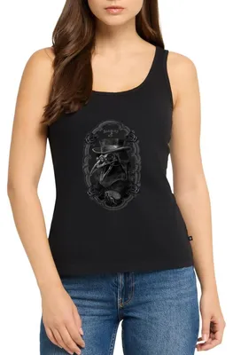 Produktbild von Spreadshirt Alchemy England Black Death Schwarzer Tod Frauen Premium Tank Top, L, Schwarz