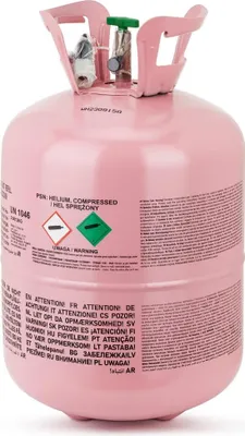 Produktbild von PartyDeco Heliumflasche Pink für bis zu 50 Ballons