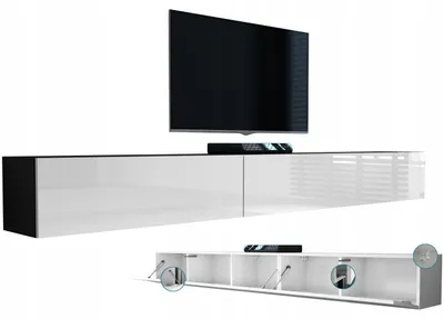 Zdjęcie produktu dla szafka RTV pod telewizor wisząca nowoczesna minimalistyczna 260 270 265cm