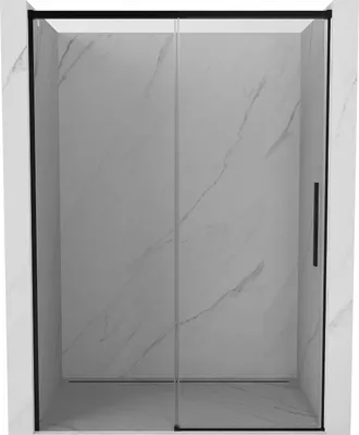 Produktbild von Mexen Rox Schiebetür 140 cm, transparent, schwarz - 8C2-140-000-70-00