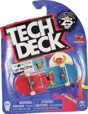 Zdjęcie produktu dla Deskorolka Tech Deck fingerboard Toy Machine + naklejka