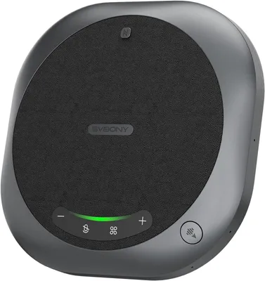 Produktbild von SVBONY SVHub Omni2P Mikrofon und Lautsprecher, Omnidirektionales Mikrofon, AI-Transkription mit Einem klick, 6 AI-Mikrofone, 360°-Sprachaufnahme