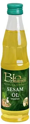 Produktbild von Rinatura Sesamöl kaltgepresst  100 Ml Flasche Vegan  Nussiges Aroma