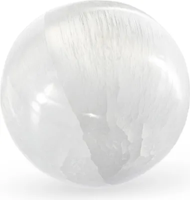 Produktbild von Natürliche Selenit Kristall Kugeln 70mm Meditation Edelstein Quarzkristall Deko