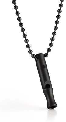 Produktbild von Titanium Notpfeife 120dB mit Kette für Sicherheit
