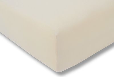 Estella Jersey-Stretch Spannbetttuch Farbe leinen Größe 100x200 cm