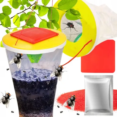 Obrázok produktu pre Lapač hmyzu na osy a muchy – prívesok s vreckom na návnadu