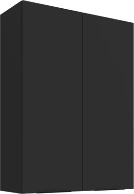 Produktbild von Hoher Küchenoberschrank LUNARA – Breite 80 cm, schwarz