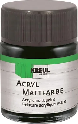 Immagine prodotto di Kreul 75520 Vernice acrilica nera 50 ml 1 pz