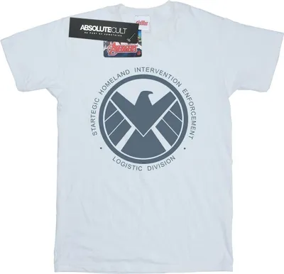Produktbild von Marvel - "Agents Of SHIELD Logistics Division" T-Shirt für Damen BI4804 (S) (Weiß)
