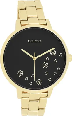 Produktbild von Oozoo Armbanduhr gold Edelstahl Timepieces Damen Analog-Quarzuhr UOC11124