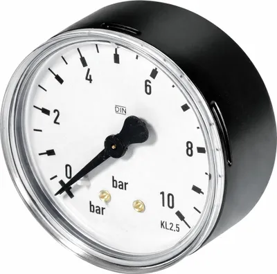 Produktbild von RESIDEO Resideo Manometer M07M G 1/4, 63mm, hinten, Teilung 0-10bar, 1 Stk.
