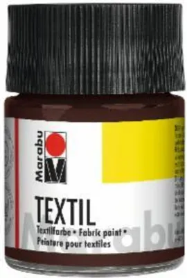 Produktbild von Textil - Dunkelbraun 045 50 ml. Packung mit 6 Stück