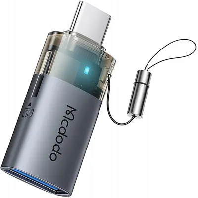 Image de Mcdodo Adapter Usb-A To Usb-C Card Reader Tf 512Gb Otg Led