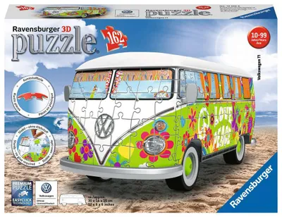 Image de Volkswagen T1 - Style hippie Ravensburger 12532