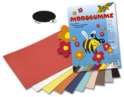 Immagine prodotto di folia Moosgummi, (B)290 x (H)400 mm, schwarz