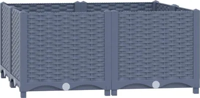 Obrázek produktu pro vidaXL Hochbeet 80x80x38 cm Polypropylen