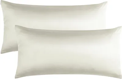 Produktbild von Aspero 2x Seiden Kissenbezüge 40x80 cm