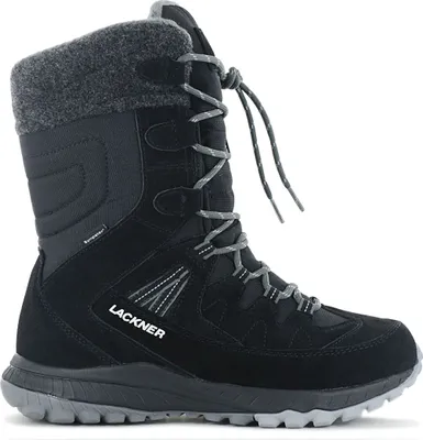 Produktbild von Lackner Kitzbühel Snowstar STX - Damen Winter Stiefel Gefüttert Boots Leder Schwarz ORIGINAL Schuhe