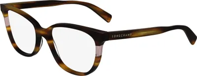 Produktbild von Longchamp LO2739 N Striped havana 52/16/140 Damen Brillen