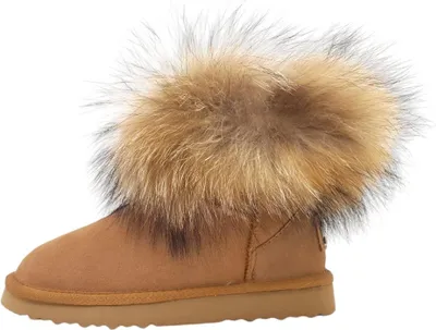 Produktbild von OOG  Damenschuhe Stiefel Gefüttert Braun Freizeit, Schuhgröße:38 EU
