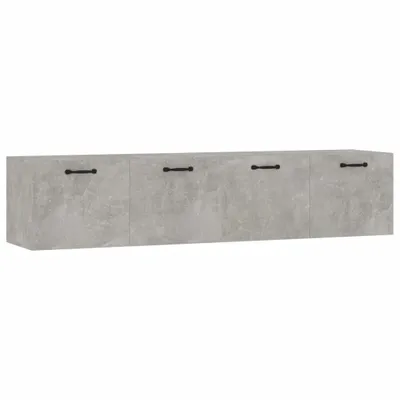 Obrázok produktu pre Nástenné skrinky 2 ks. Betónová sivá 60x36,5x35 cm Materiál na báze dreva