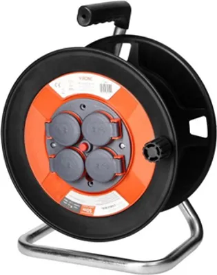 Obrázek produktu pro Prázdný navíjecí buben ORNO CR-5, IP44 4x2P+E 16A 230V, H05VV-F 3x1.5mm2, 50m