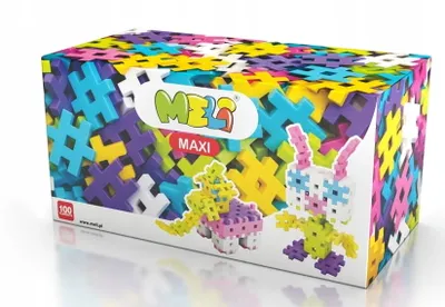 Obrázek produktu pro Klocki Meli Maxi Pink 100szt