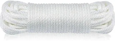 Produktbild von Polyester Flaggenmast Seil 1/4 Zoll - Flaggenhalyard Leine für Flaggenmast (15 Meter)