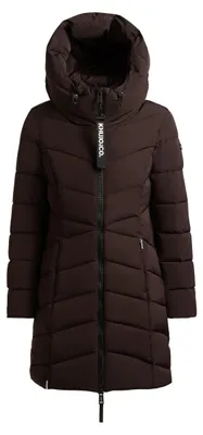 Productafbeelding van khujo Kiera Dames Winterjas, gevoerde jas, winterjas, korte jas, gevoerde jas