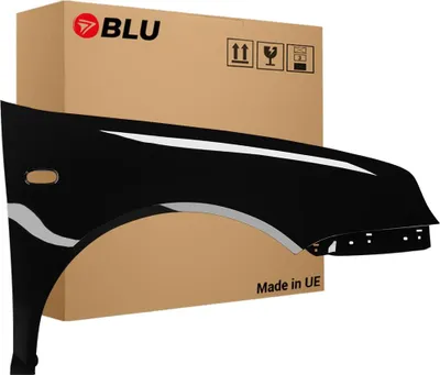Zdjęcie produktu dla BLU Błotnik Premium pasujący do VW Volkswagen Golf IV 4 L041 LO41 Prawy Czarny Schwarz | 1997-2006 | Przedni Przód | Lakierowany | Gotowy do montażu | Ocynk