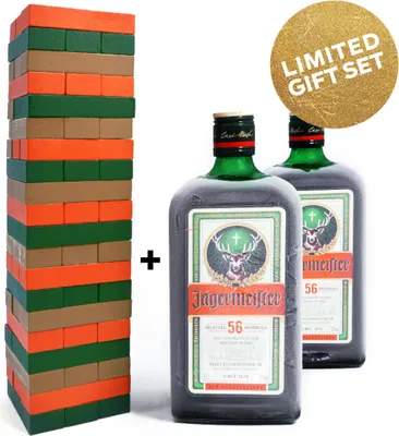 Produktbild von Jägermeister - Meister Bricks - 2x0,7l 35%vol. + Meister Bricks Spiel