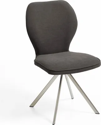 Produktbild von Niehoff Sitzmöbel Colorado Trend-Line Design-Stuhl Edelstahl/Webstoff - 180° drehbar
