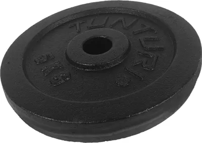 Zdjęcie produktu dla Tunturi 14TUSCL096, Standardowy, Żeliwny talerz obciążeniowy, 5 kg, Czarny, Okrągły, 20,1 cm