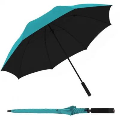 Obrázek produktu pro Knirps Knirps U.900 XXL TURQUOISE WITH BLACK - ultralehký holový deštník