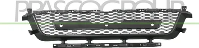 Produktbild von PRASCO Lüftungsgitter Grill Stoßfänger für LAND ROVER Range Rover Sport (L494) mit Loch/Löchern für Einparkhilfe Schwarz