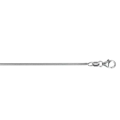 Obrázek produktu pro Hadí řetízek 1,40 mm 925/- stříbro rhodiované 50 cm