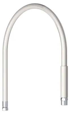 Duschschlauch Kunststoff weiß 950 mm 2 Überwurfmuttern