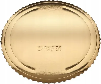 Zdjęcie produktu dla Złote Podkładki Pod Tort Ravi 24 Cm Okrągłe Grube 2 Sztuki