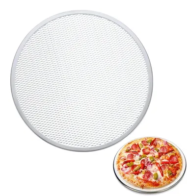 Pizzaplatte, antihaftbeschichtet, Ø 25,5 cm, silber