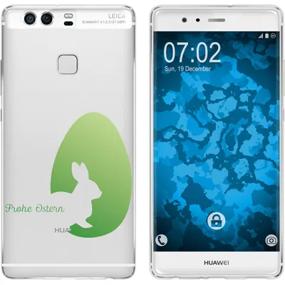 Produktbild von PhoneNatic Case kompatibel mit Huawei P9 Silikon-Hülle Ostern M2